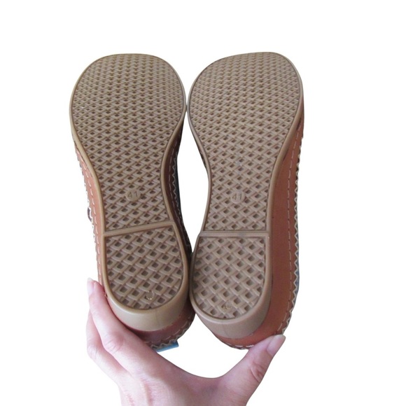 Lemon N Lime Blue Leather Shoes 41 Slip On Western Country Boho Whip Stitch - Picture 9 of 10